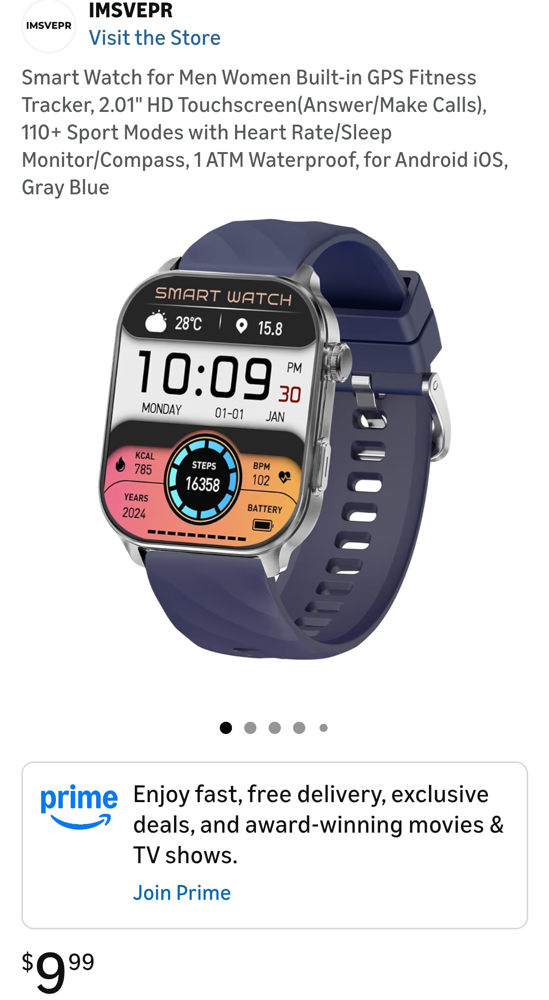 Smart Watch for Men Women