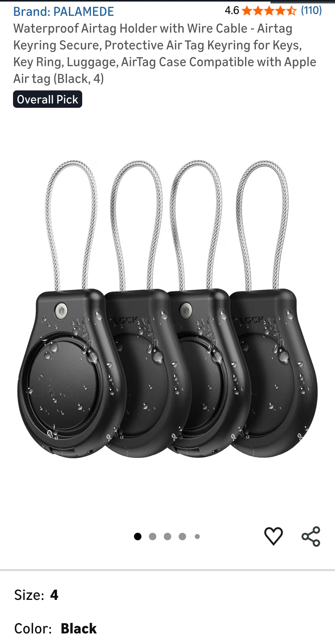 Airtag keychain