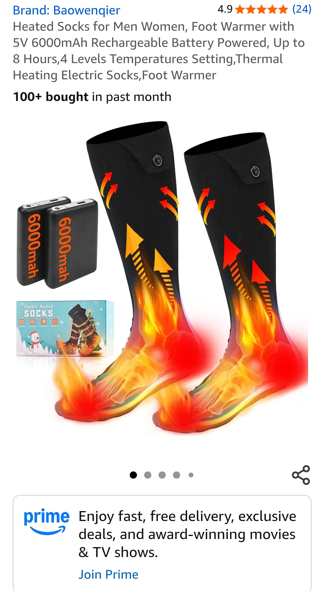 heated socks