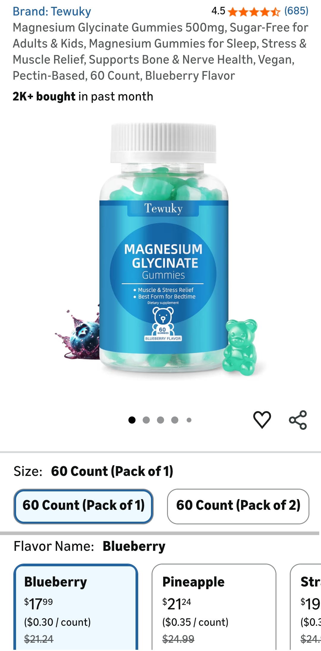 magnesium glycinate gummy