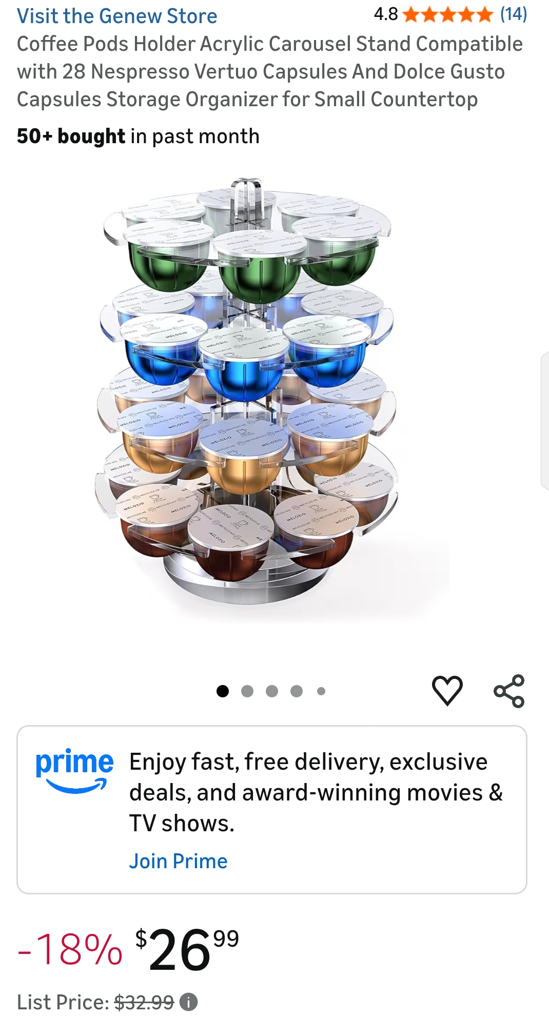 Coffee Pods Holder