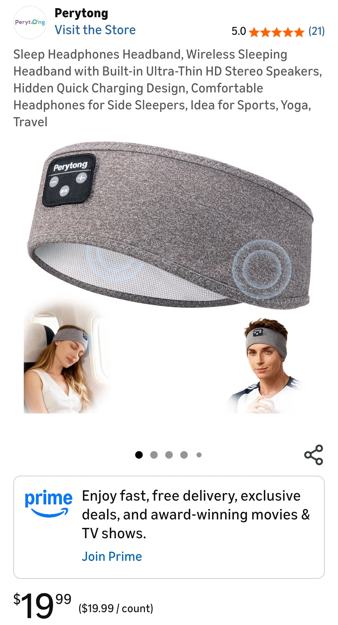sleep headphones headband