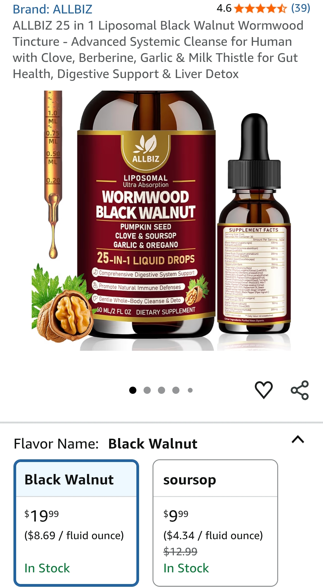 black walnut wormwood