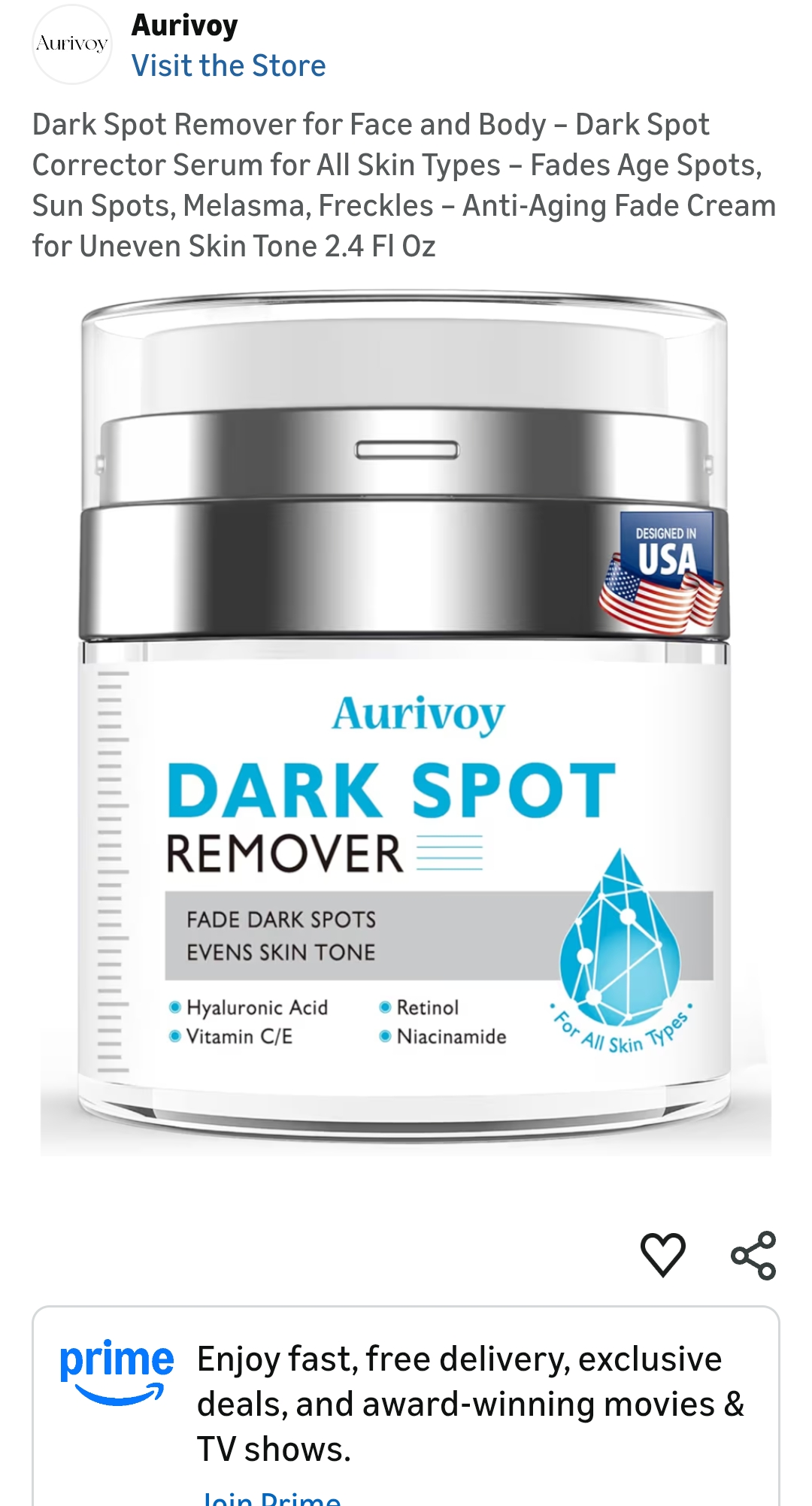 Dark Spot Remover for Face