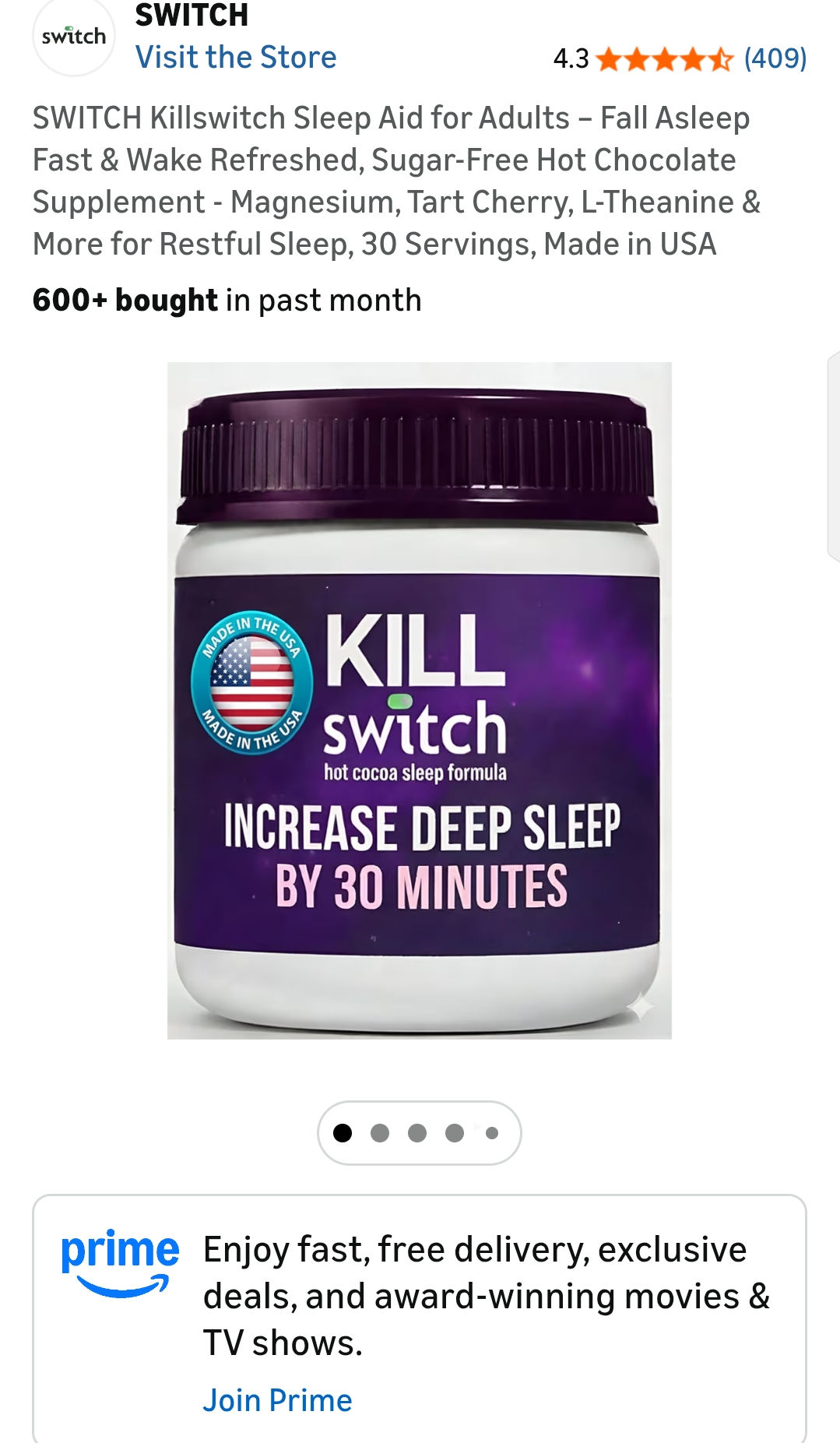 Sleep hot cocoa