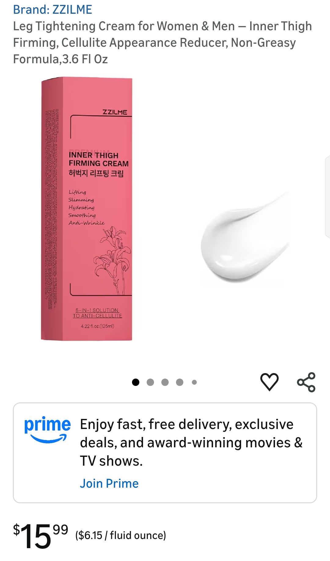 Leg Tightening Cream for Women