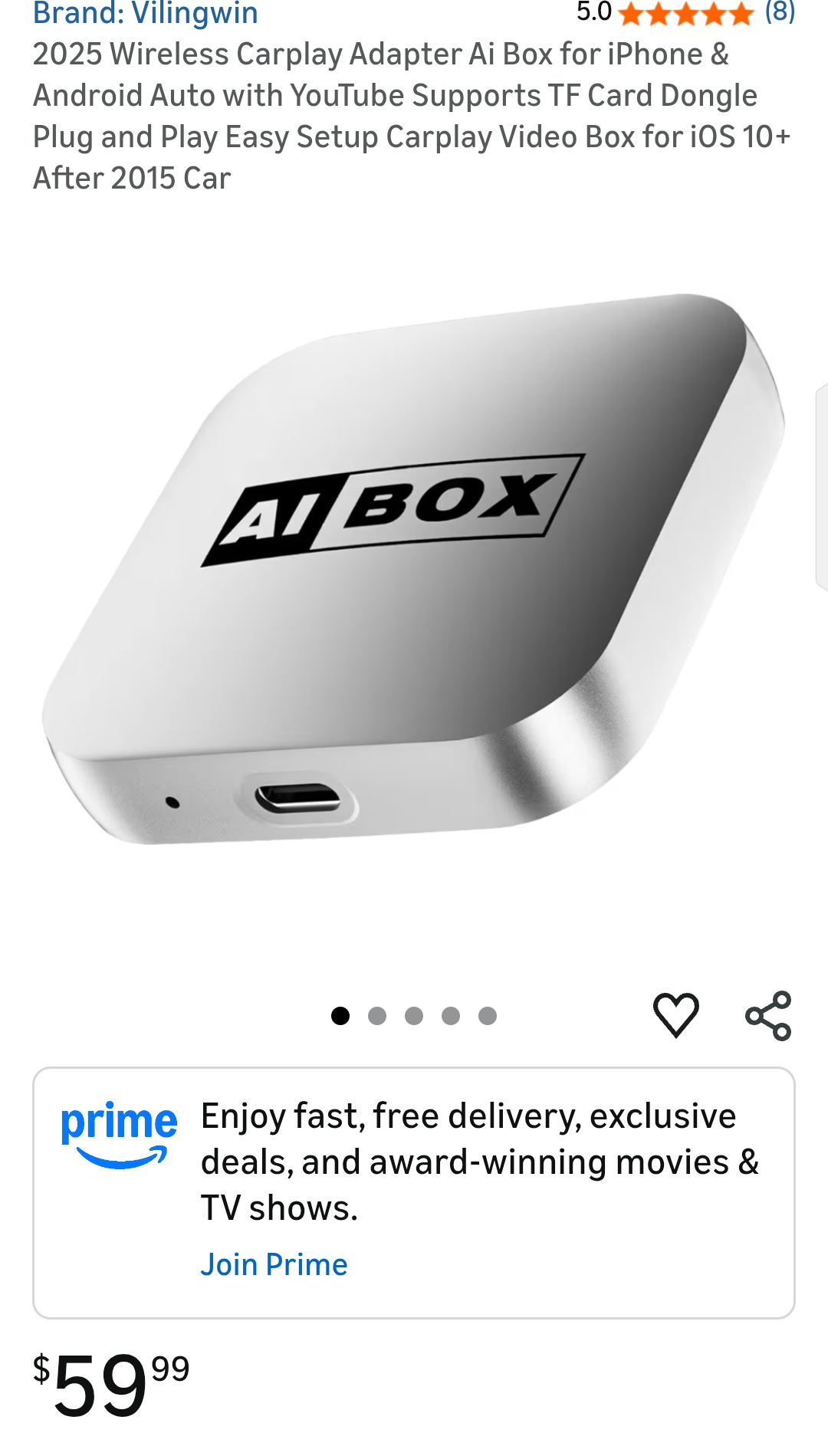Wireless Carplay Adapter Netflix Ai Box