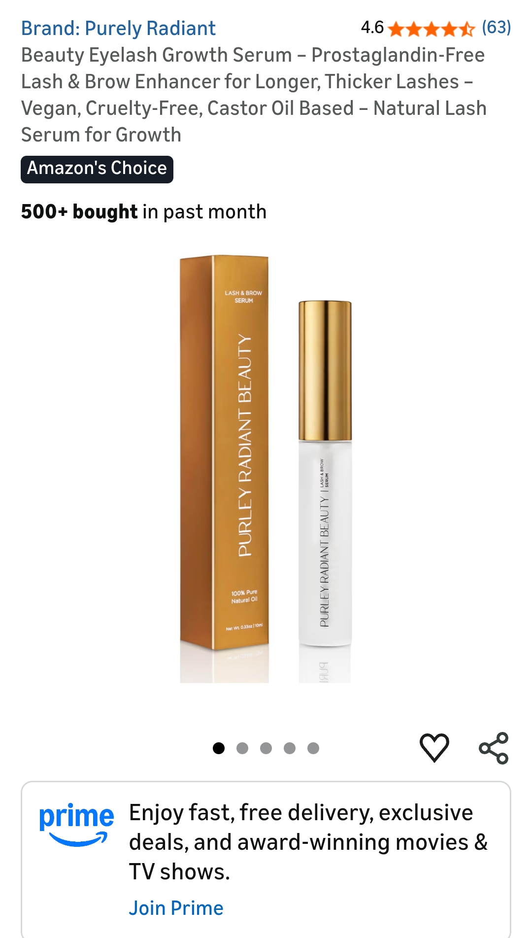 Eyelash Growth Serum