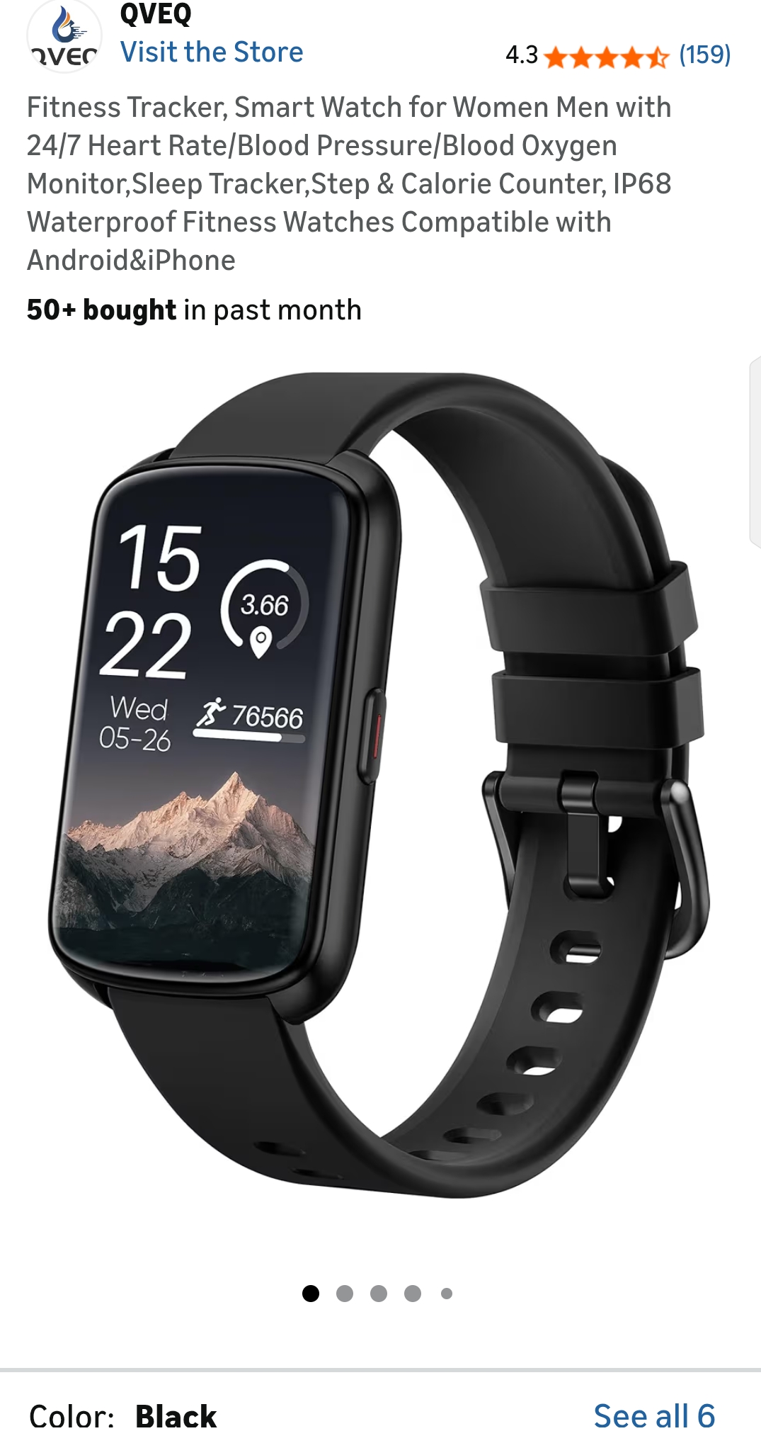 Fitness Tracker QVEQ