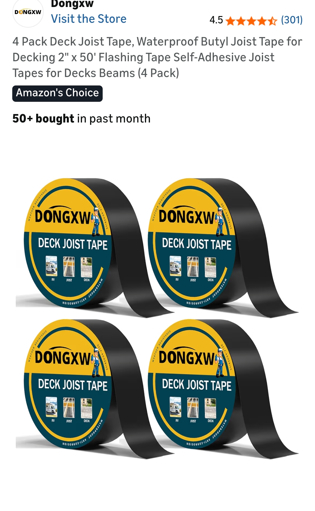 joist tape for decking