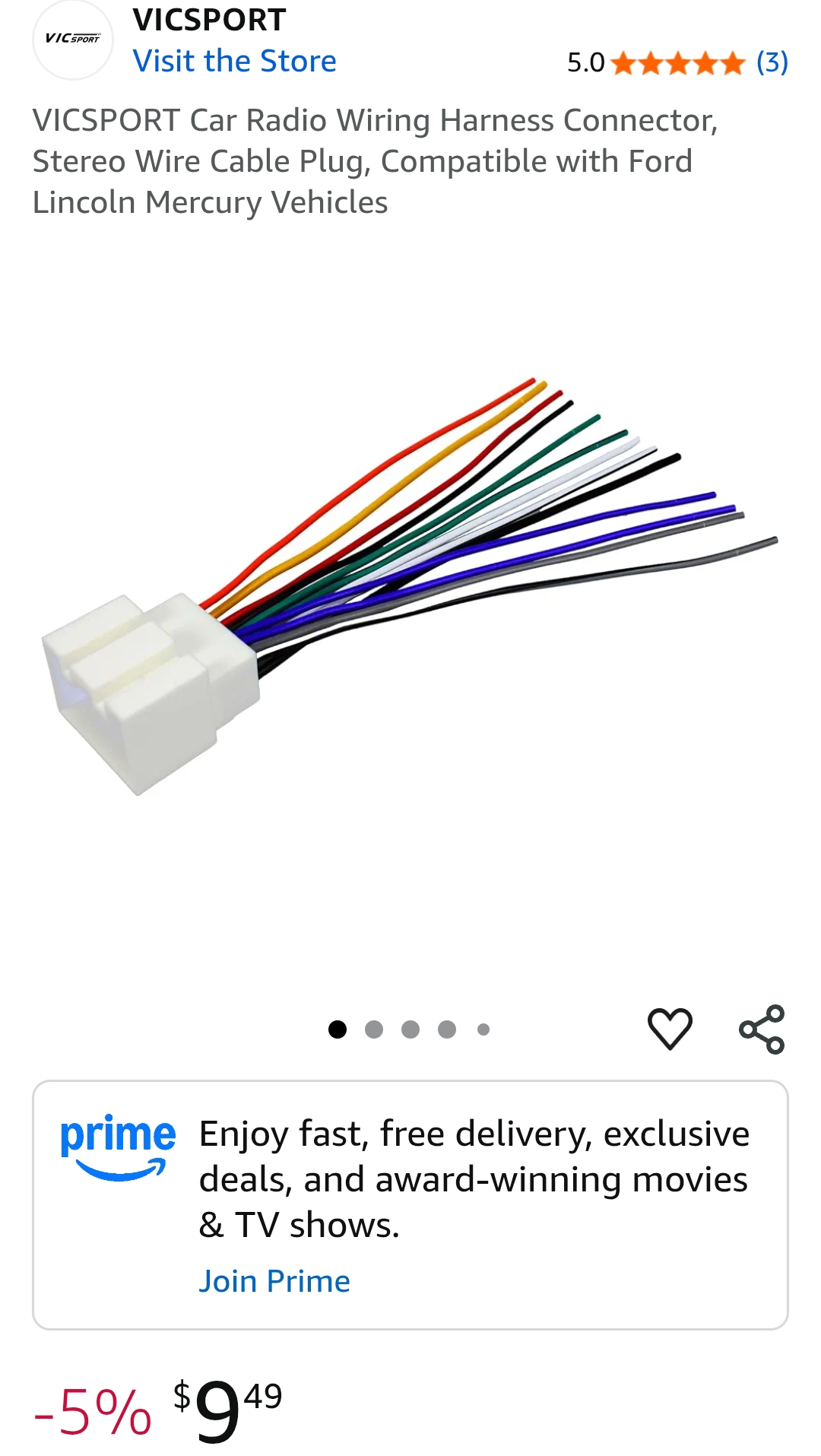 Car Radio Wiring Harness Connector Stereo Wire Cable Plug