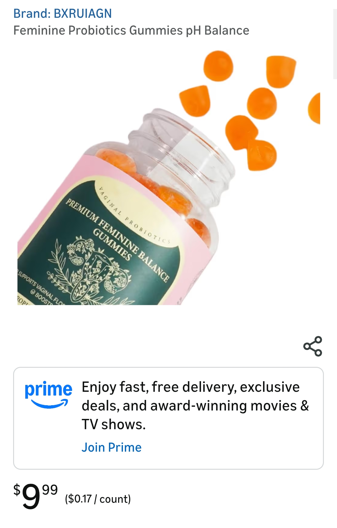 Feminine Probiotics Gummies for Women