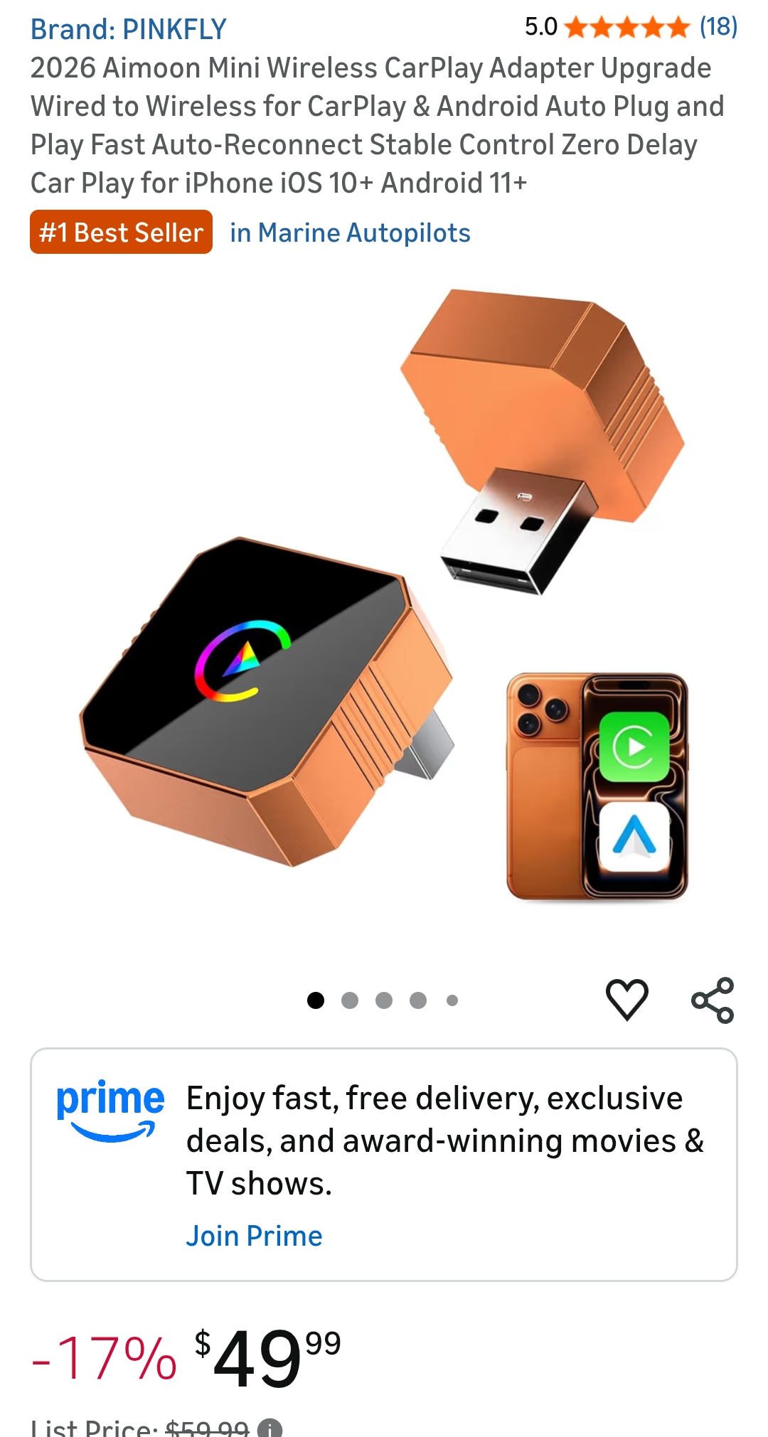 Wireless CarPlay Adapter