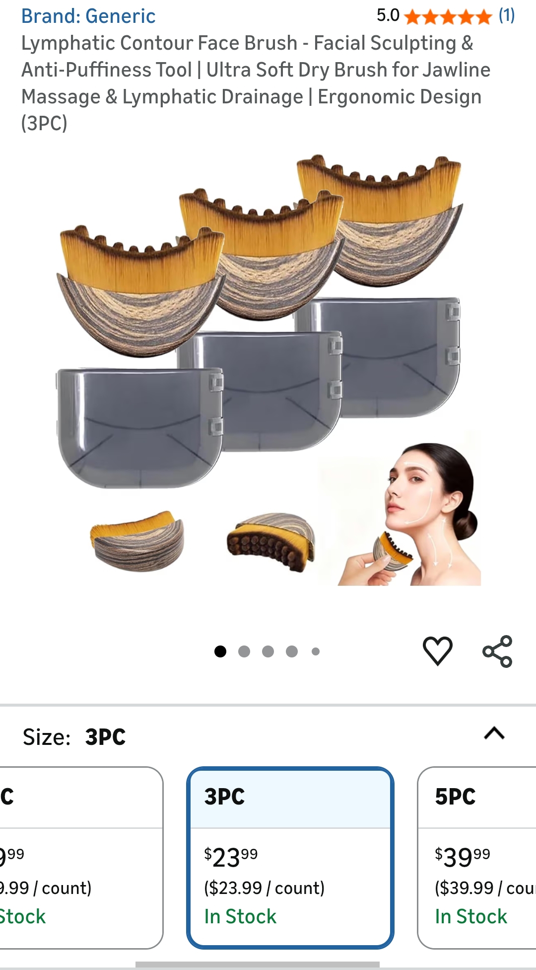 Lymphatic Contour Face Brush