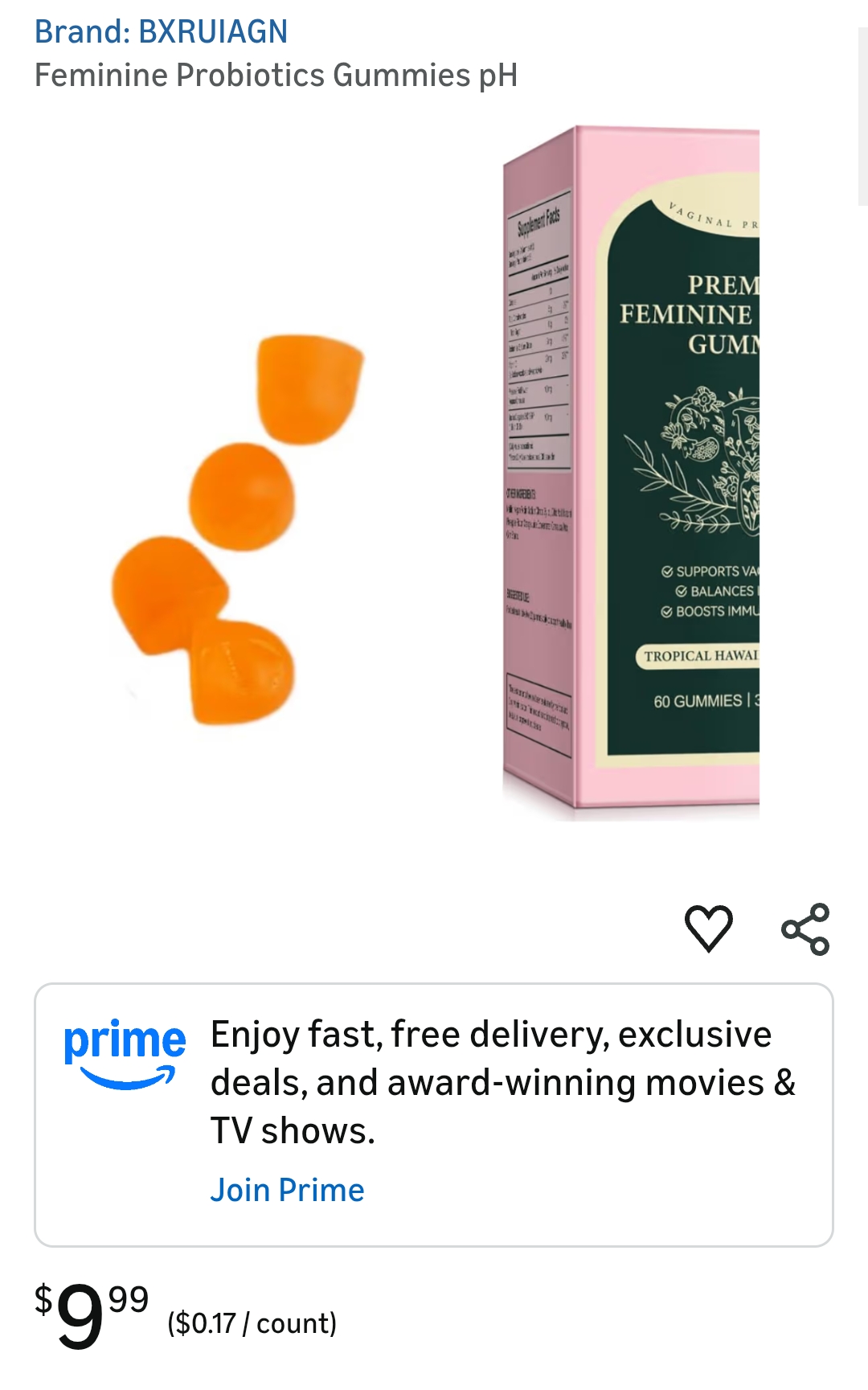 Feminine Probiotics Gummies for Women