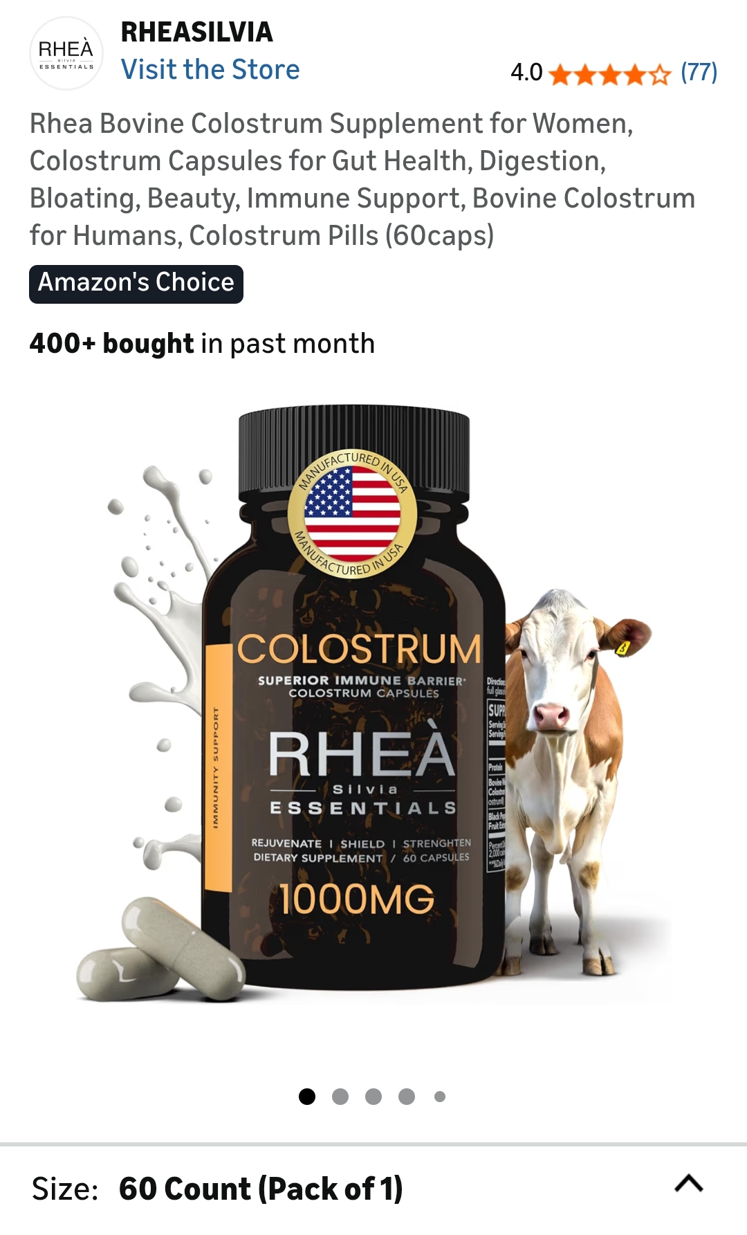 Colostrum Supplement for Women