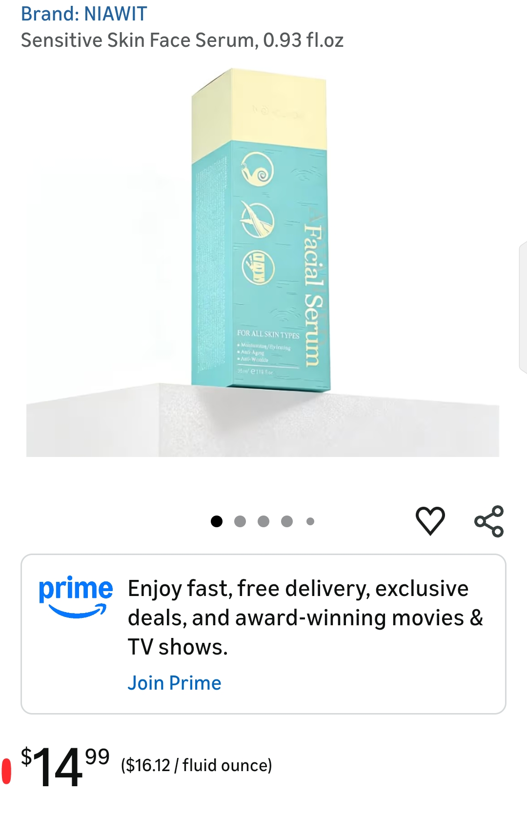 Sensitive Skin Face Serum