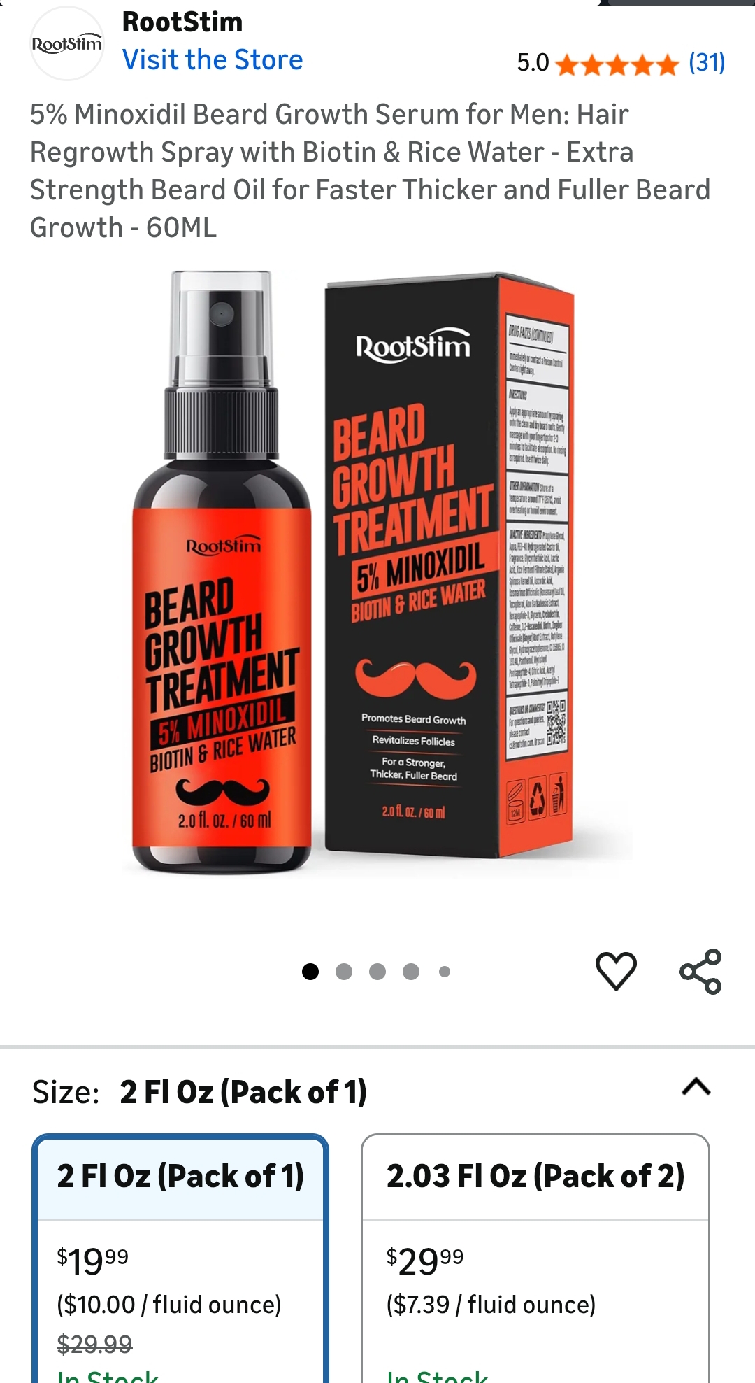 Beard Growth Serum for Men