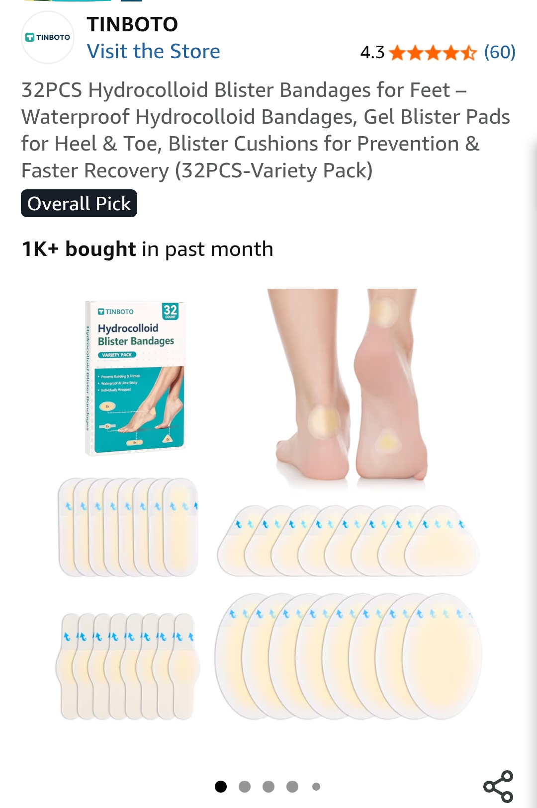 Blister Bandages for Feet