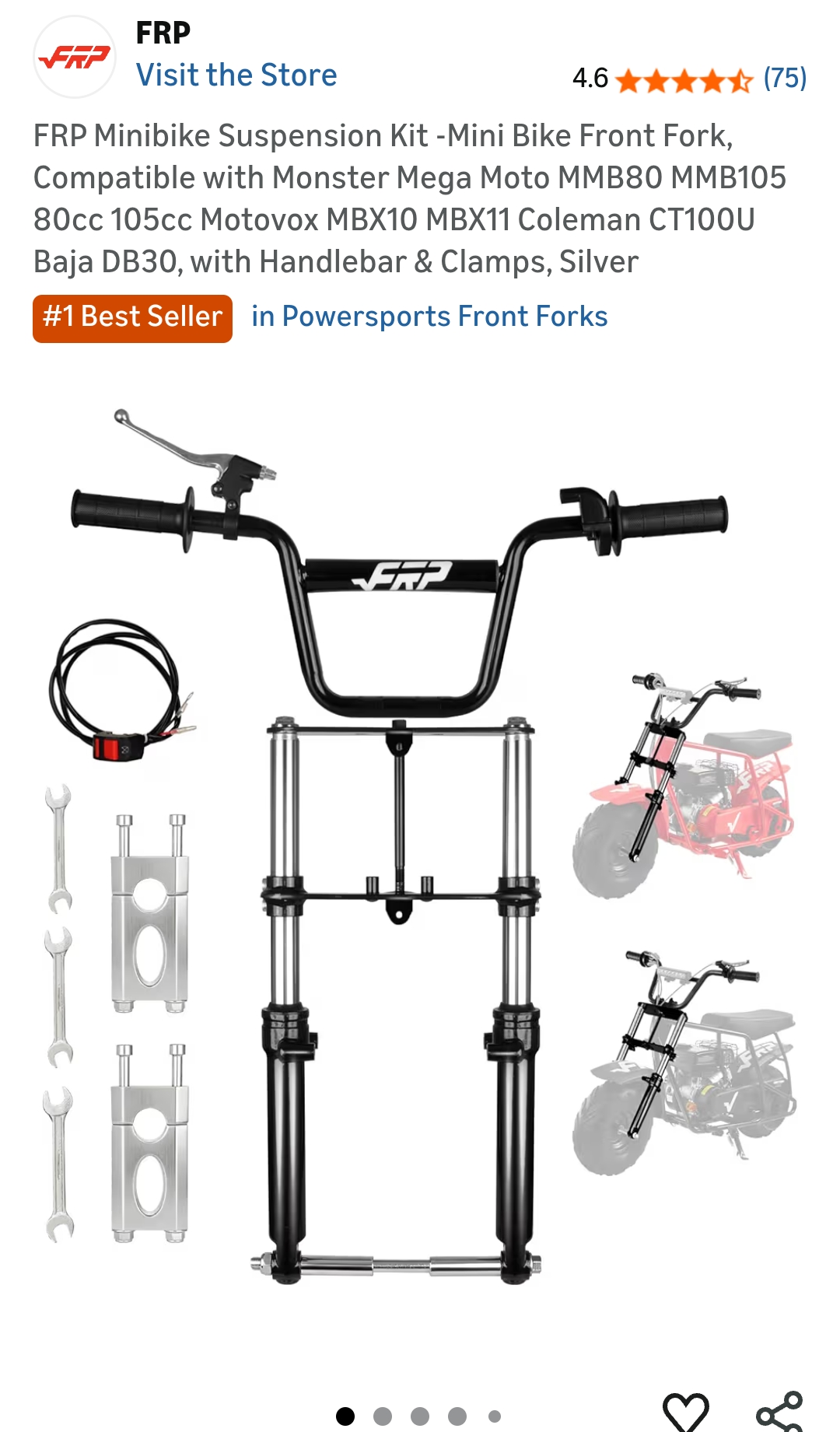 Mini Bike Suspension