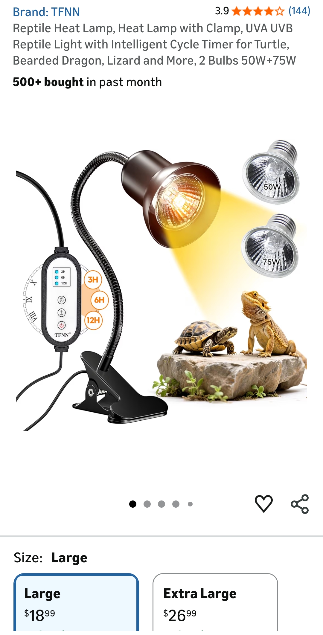 Reptile Heat Lamp