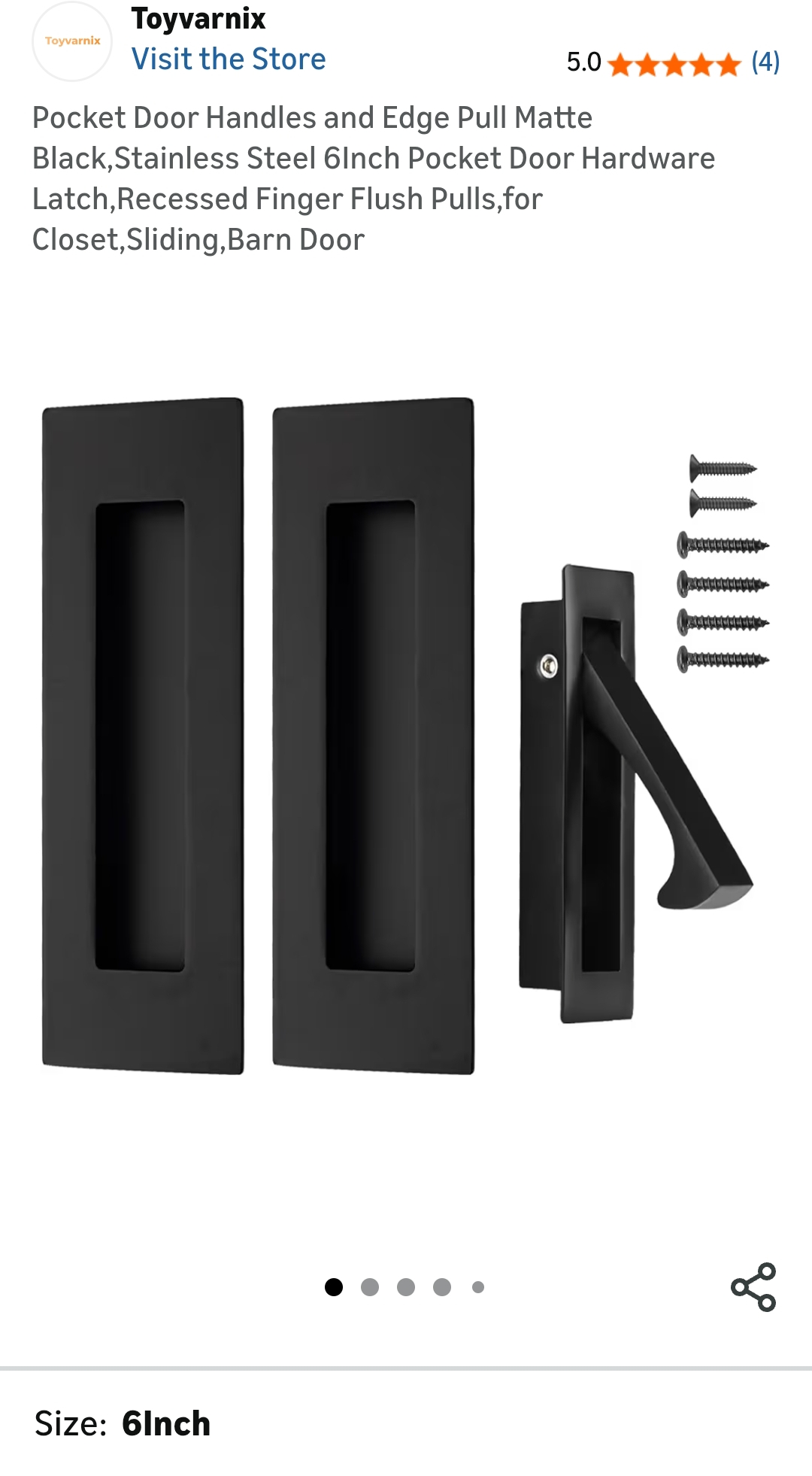 Pocket Door Handles