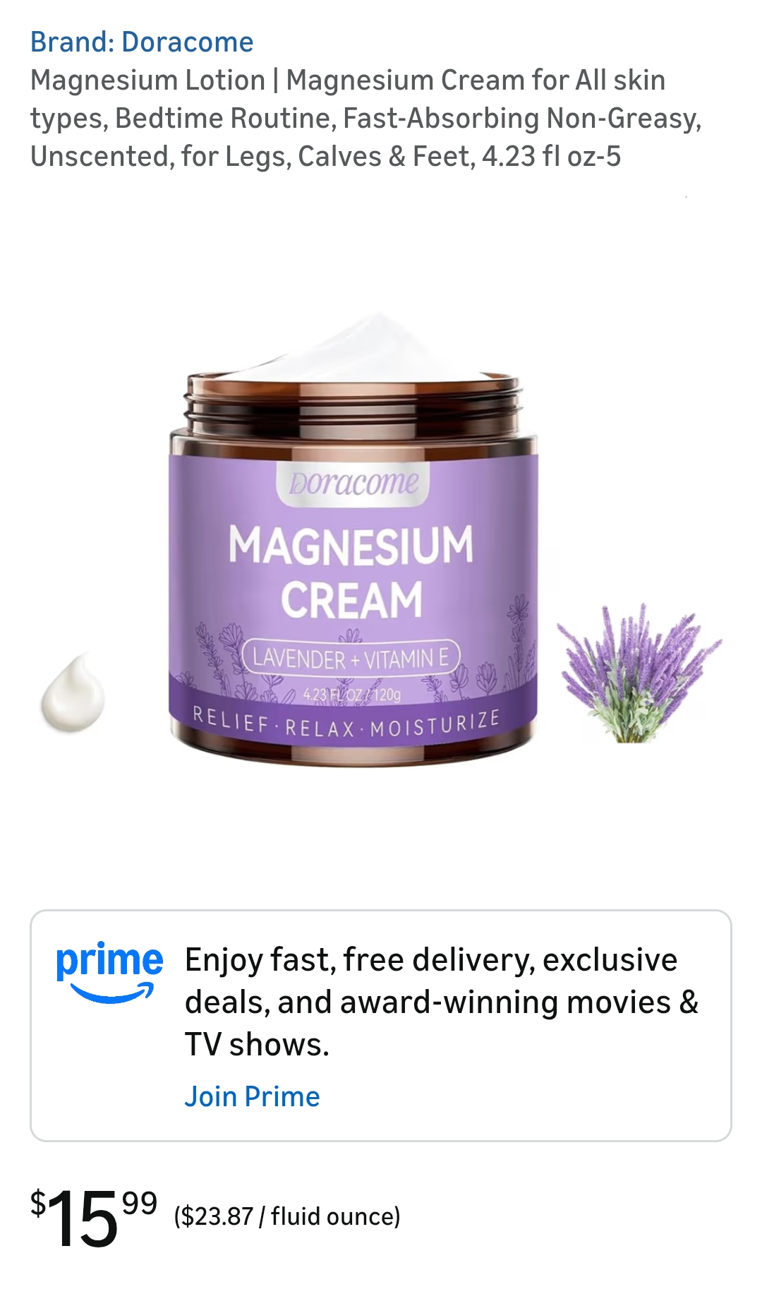 Magnesium Lotion