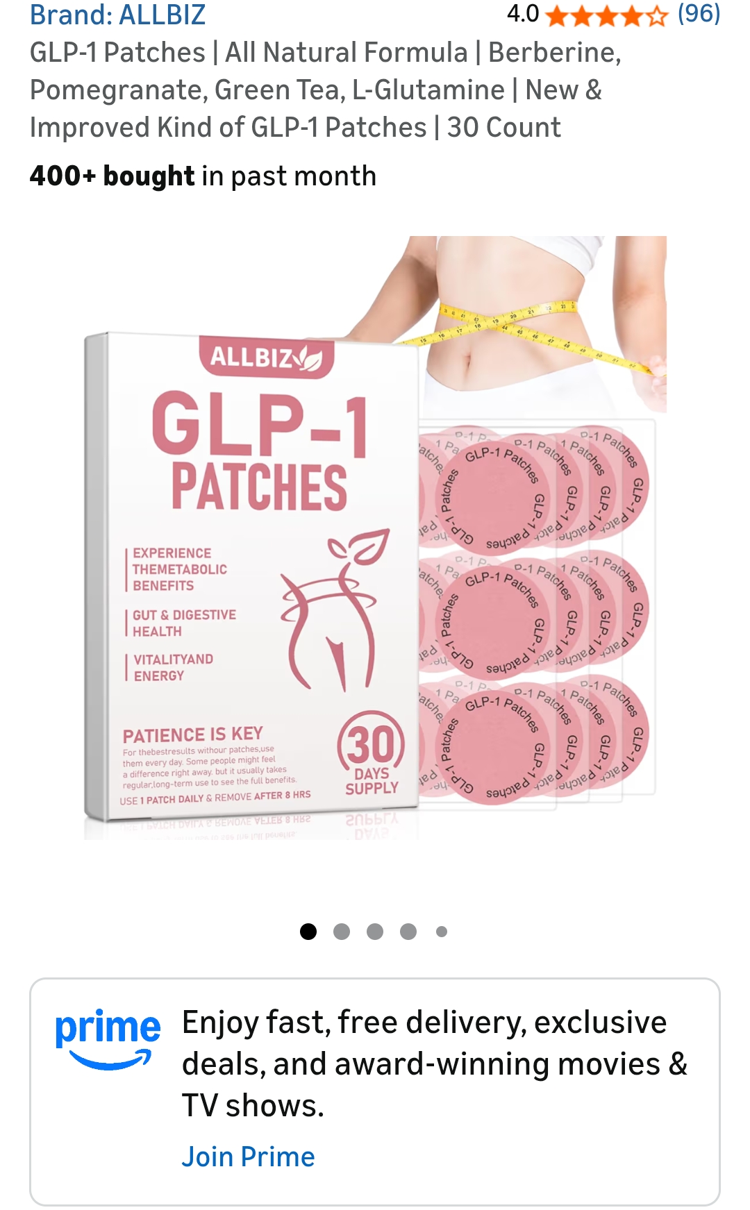 glp1 patches for weight loss