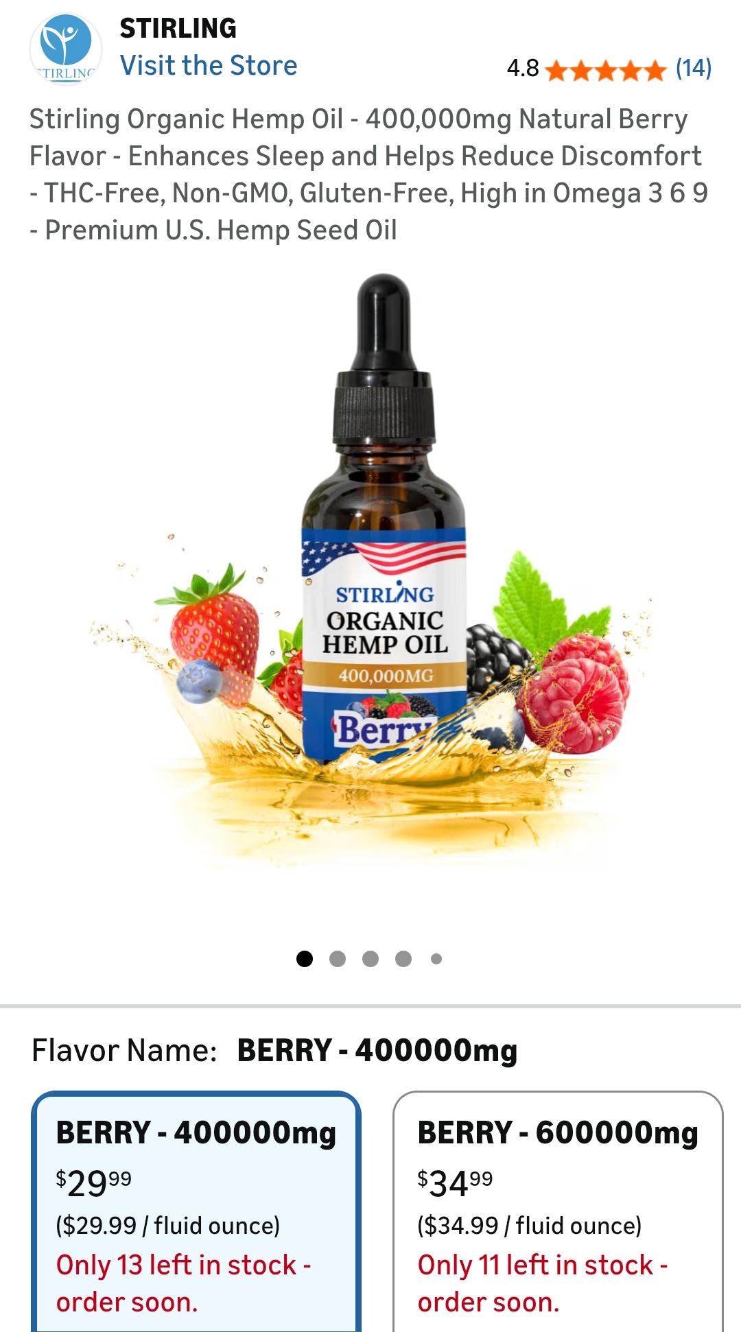 Stirling Organic Hem