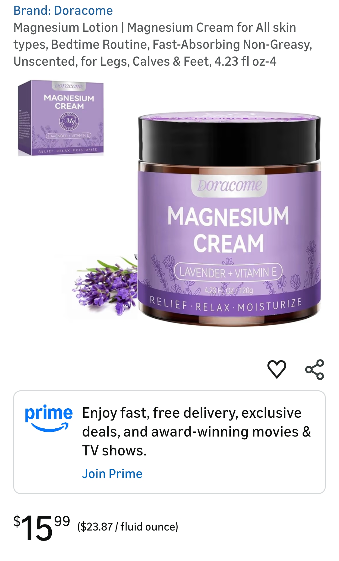 Magnesium Lotion