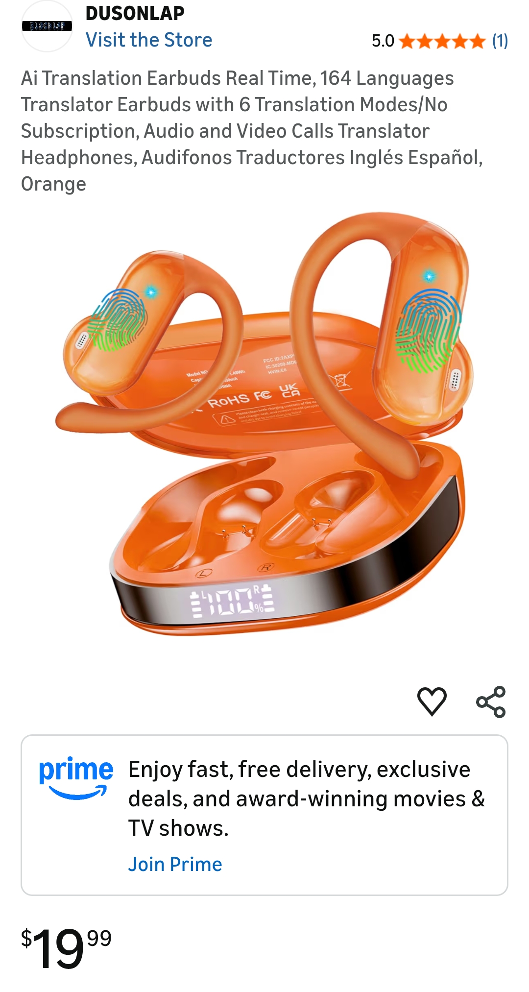 Ai Translation Earbuds