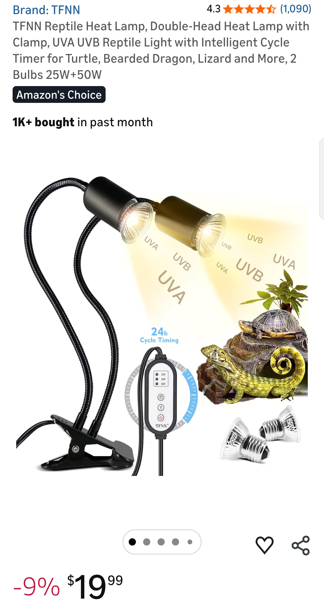 Reptile Heat Lamp