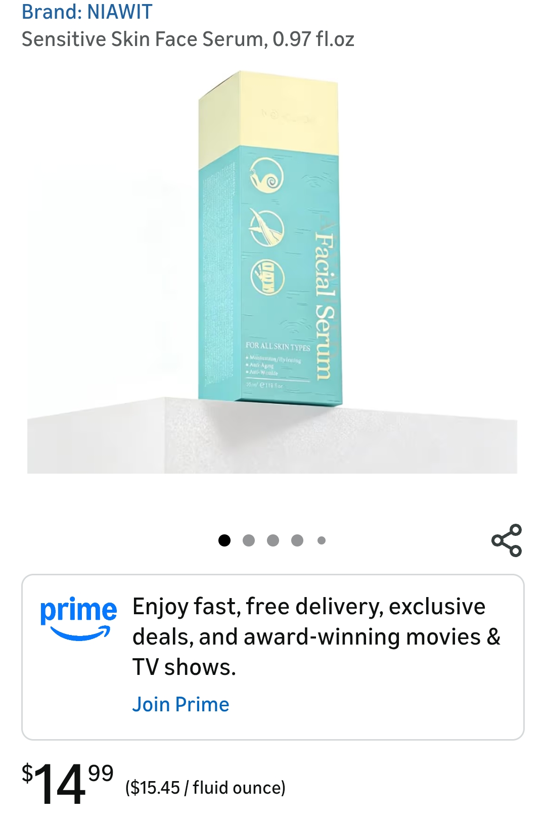 Sensitive Skin Face Serum