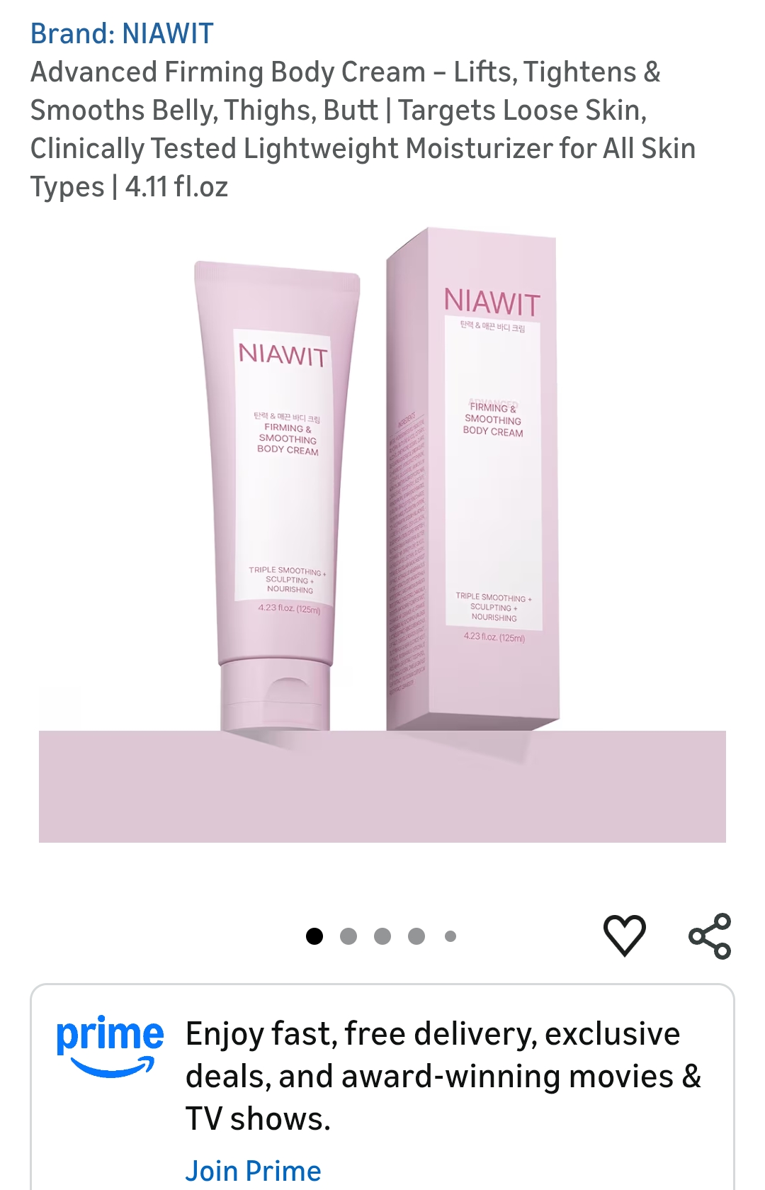 Advanced Firming Body Cream