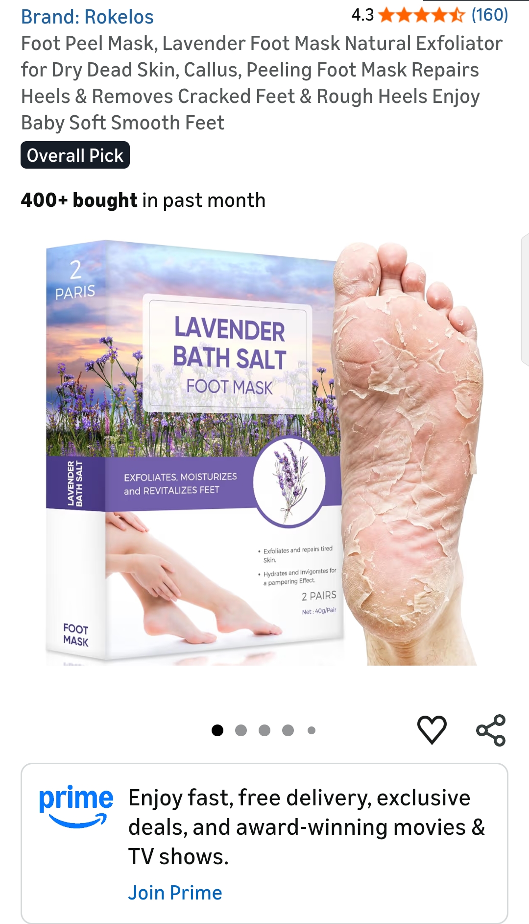 Foot Peel Mask