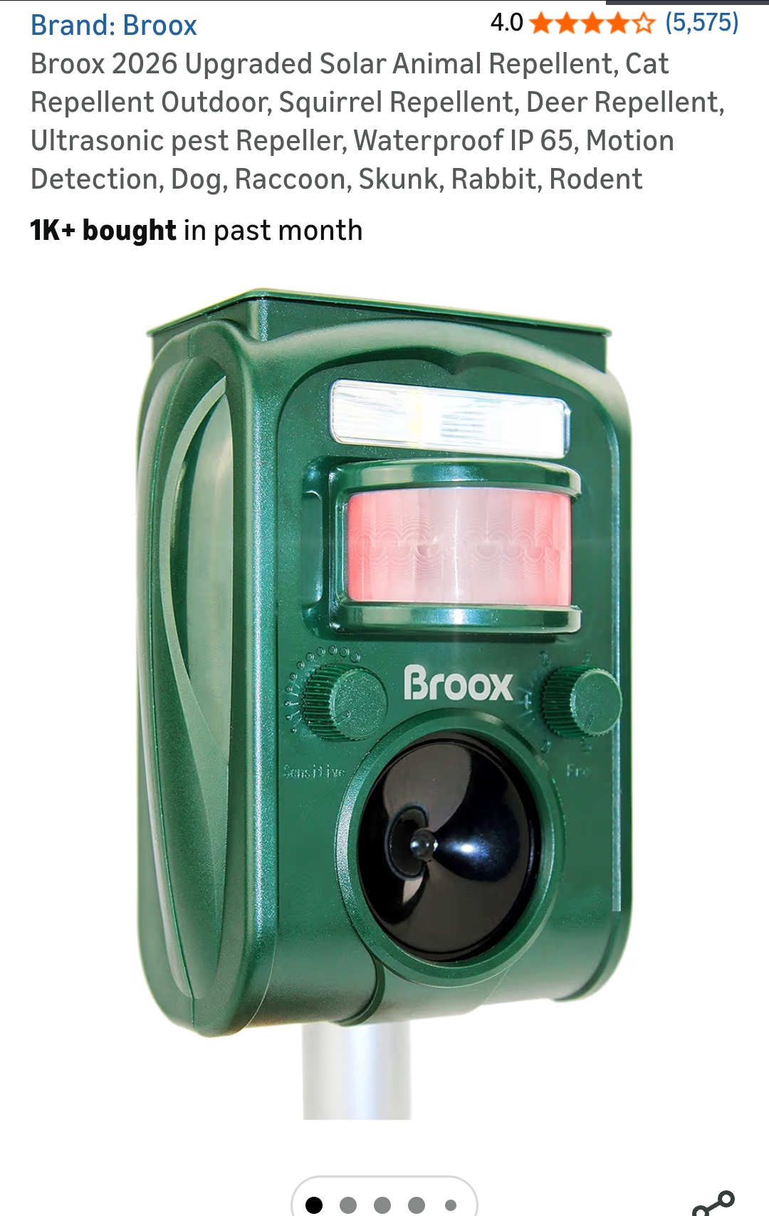 Solar Animal Repellent