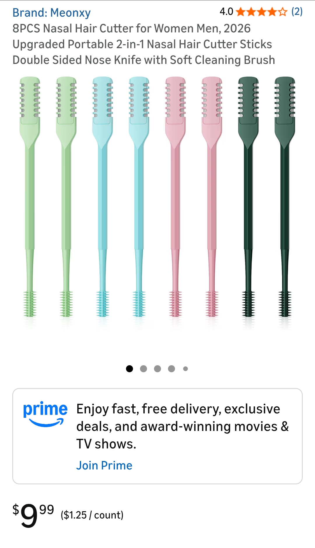 2-in-1 Nasal Hair Cutter for Women