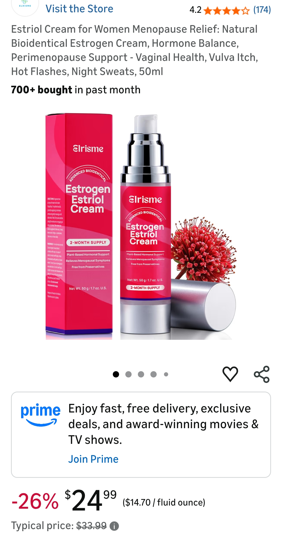 Cream for Women Menopause Relief