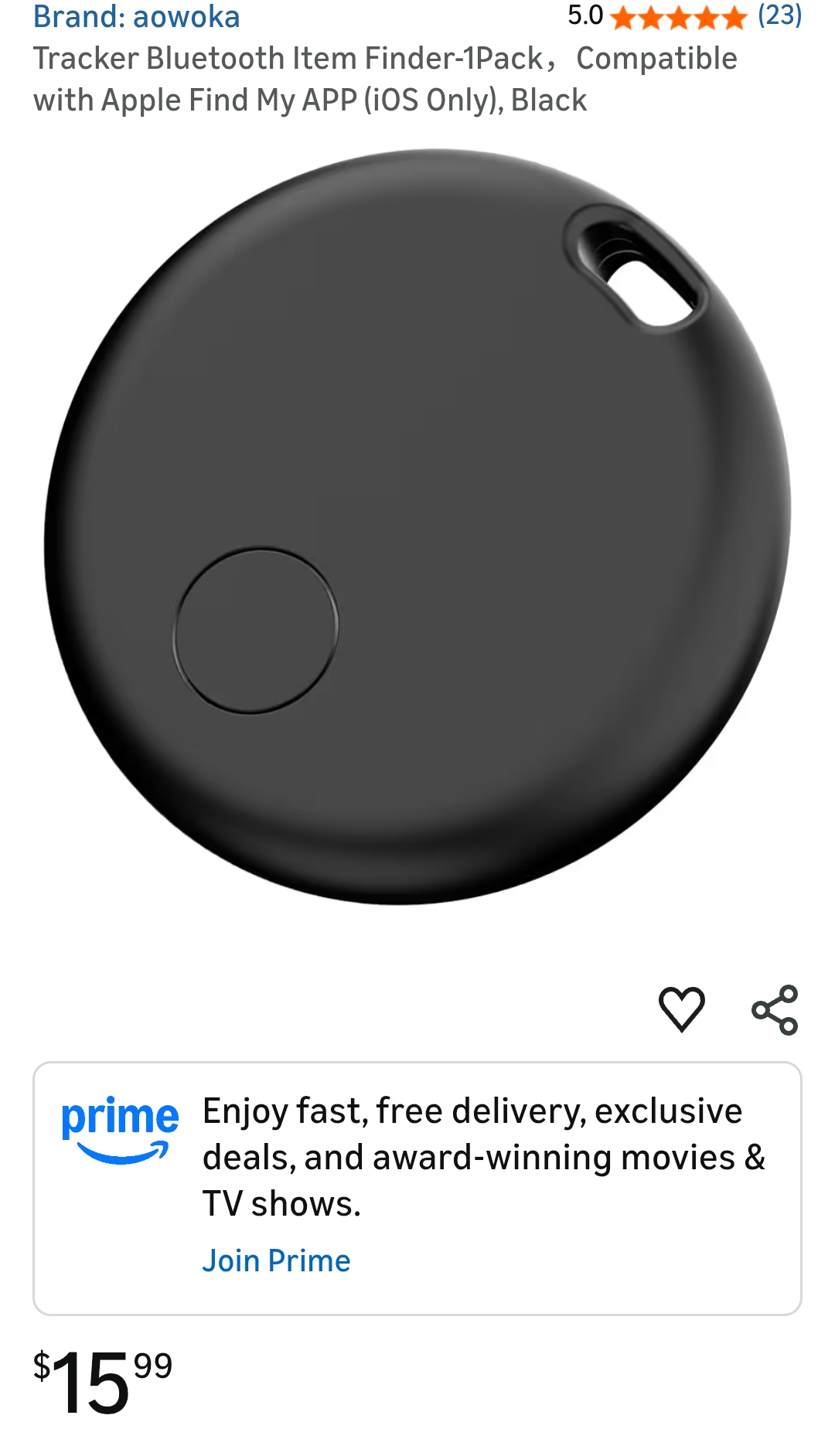 Tracker Bluetooth Item Finder-1Pack