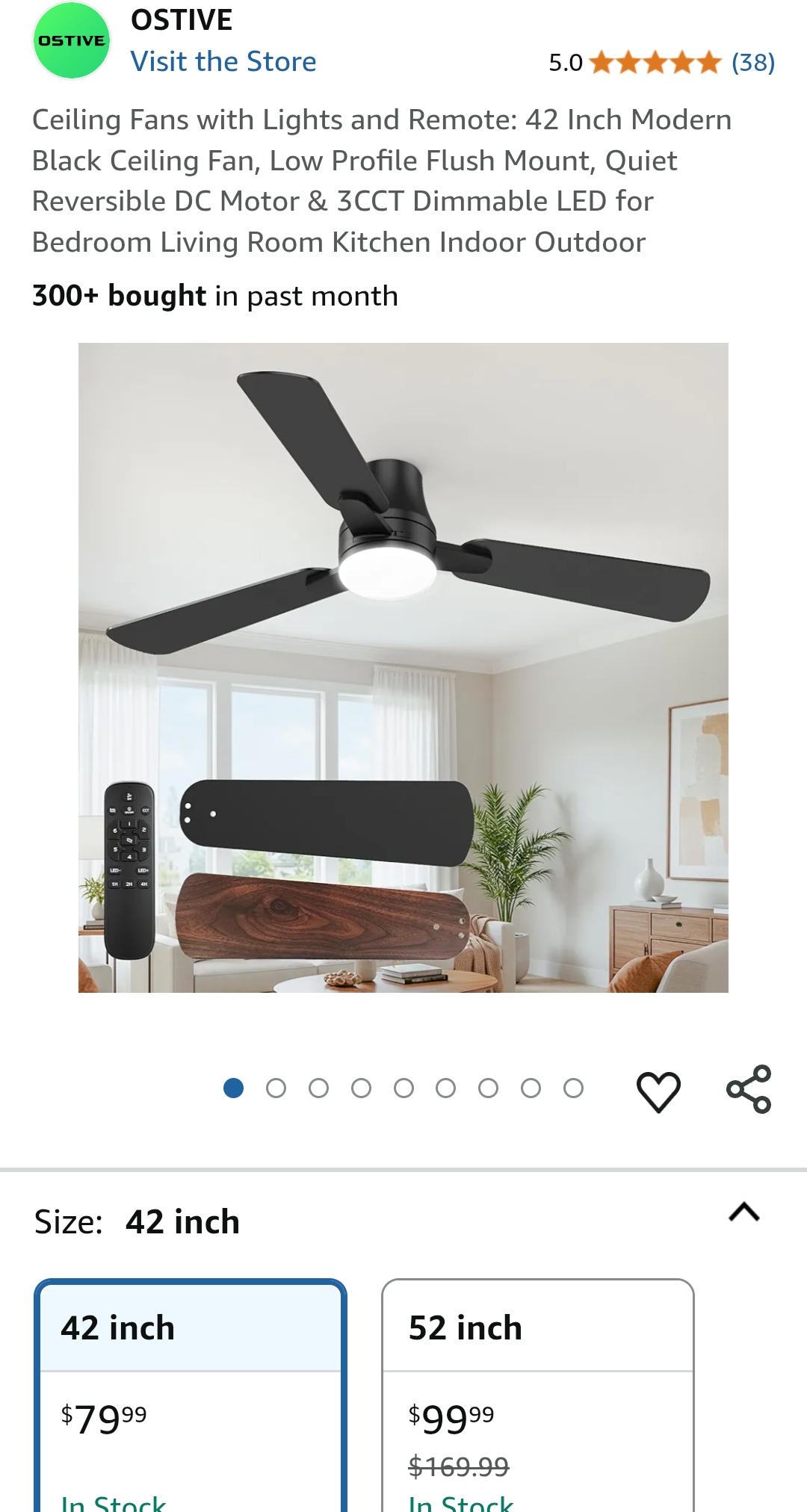 low profile ceiling fan with light