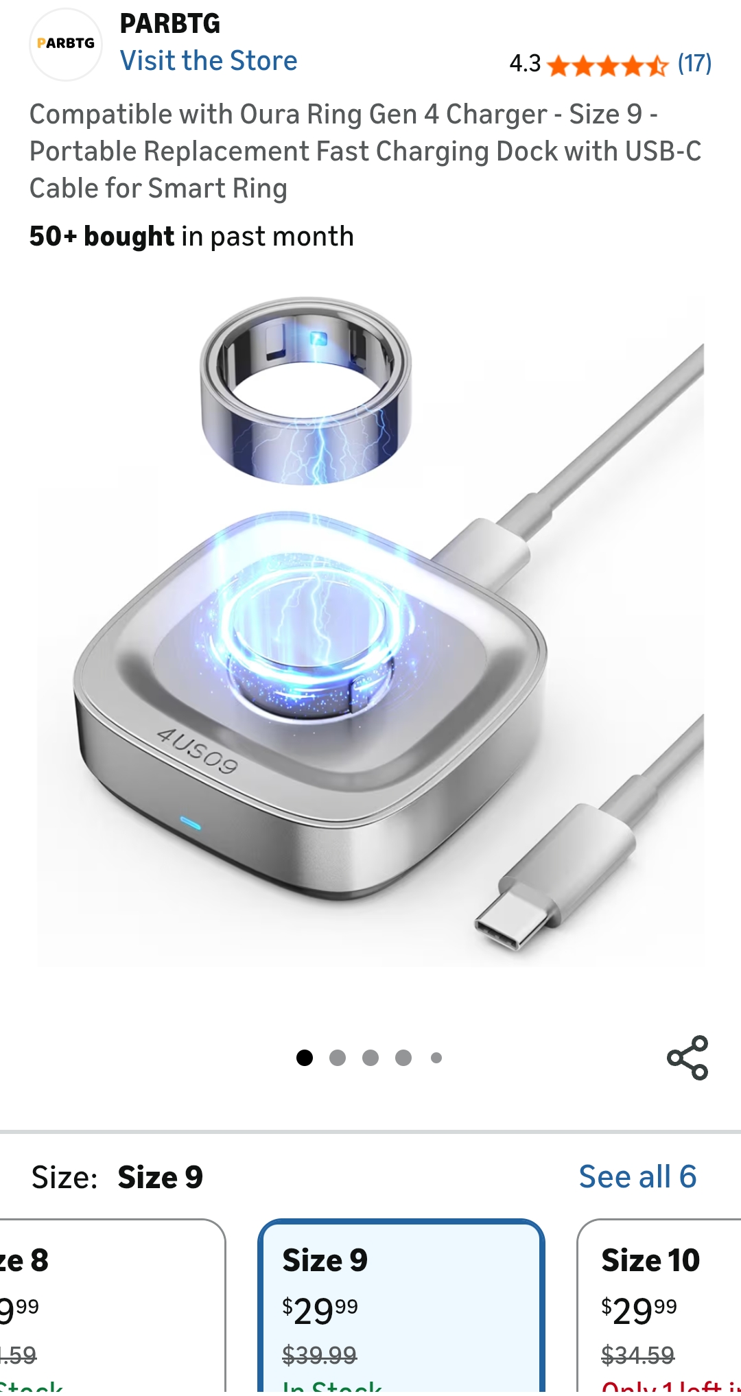 Oura Ring Gen 4 Charger