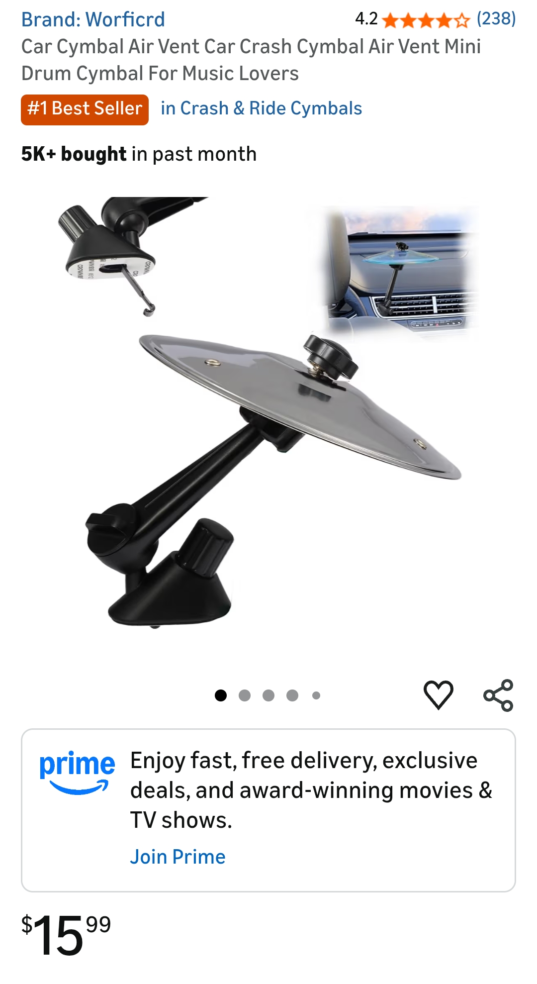 car cymbal，car cymbal air vent，car symbol drum air vent