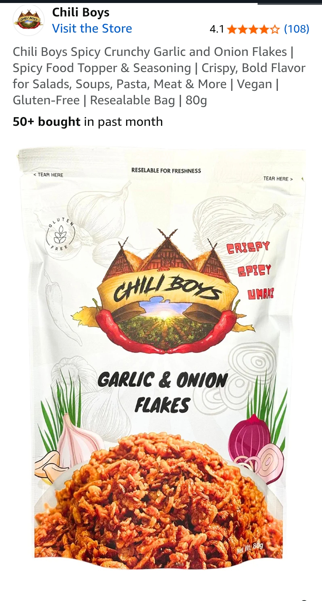 Chili Boys Spicy Crunchy Garlic