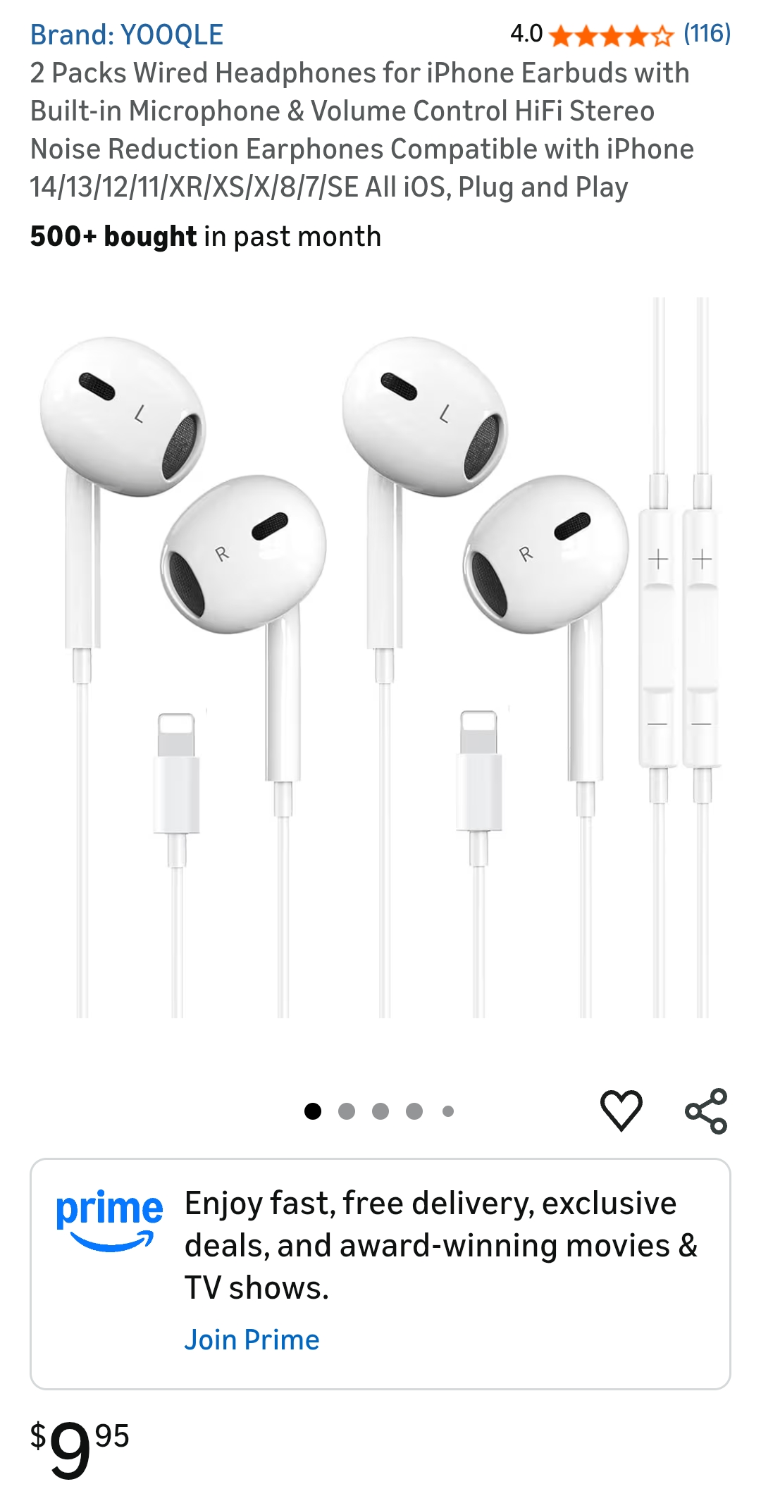 YOOQLE for iPhone Earbuds