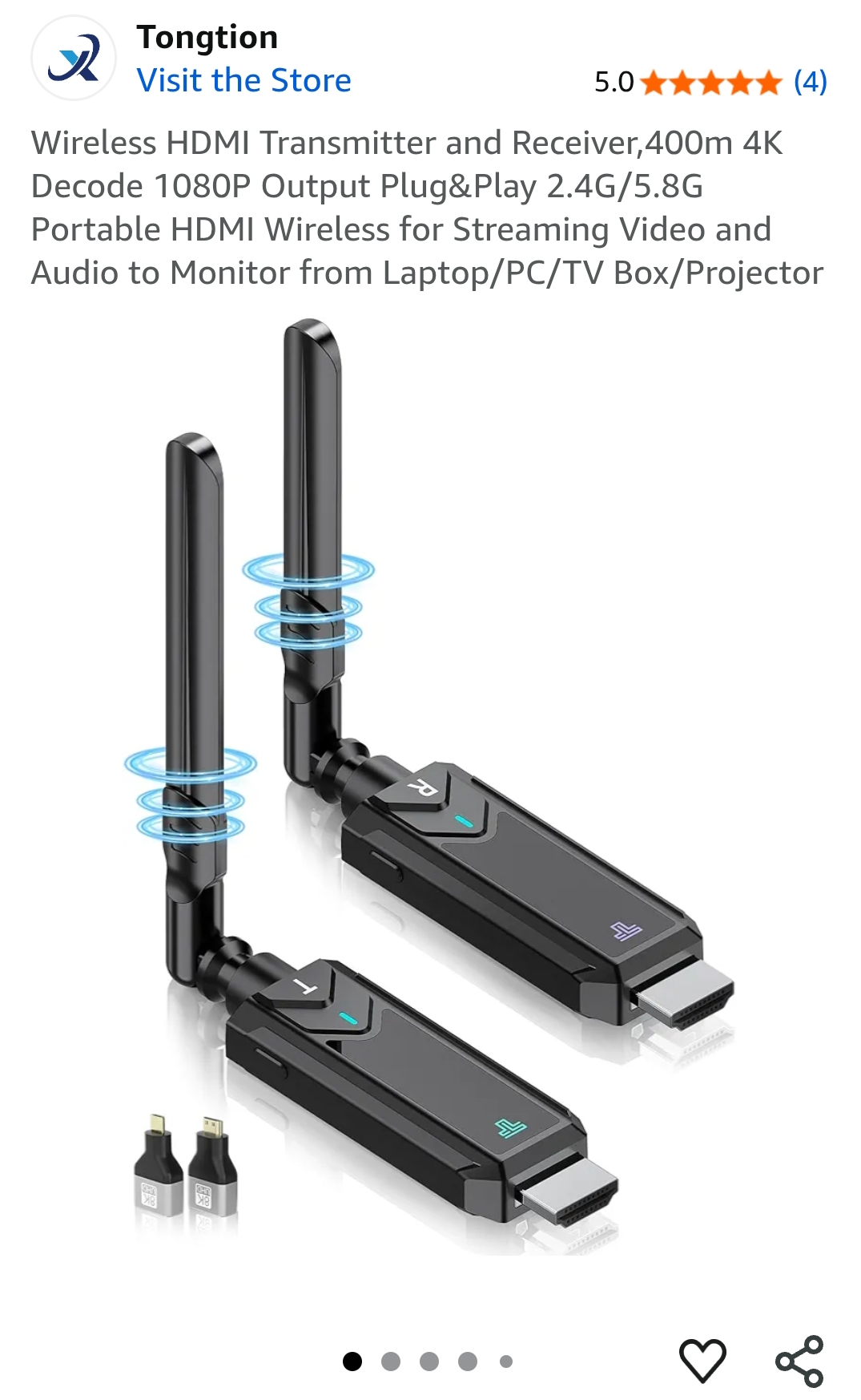 Wireless HDMI Transmitter and Receiver
