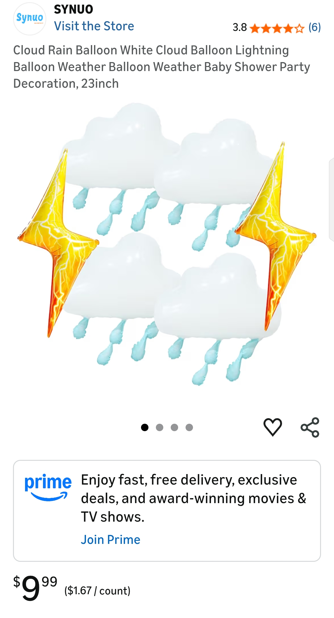 cloud balloons