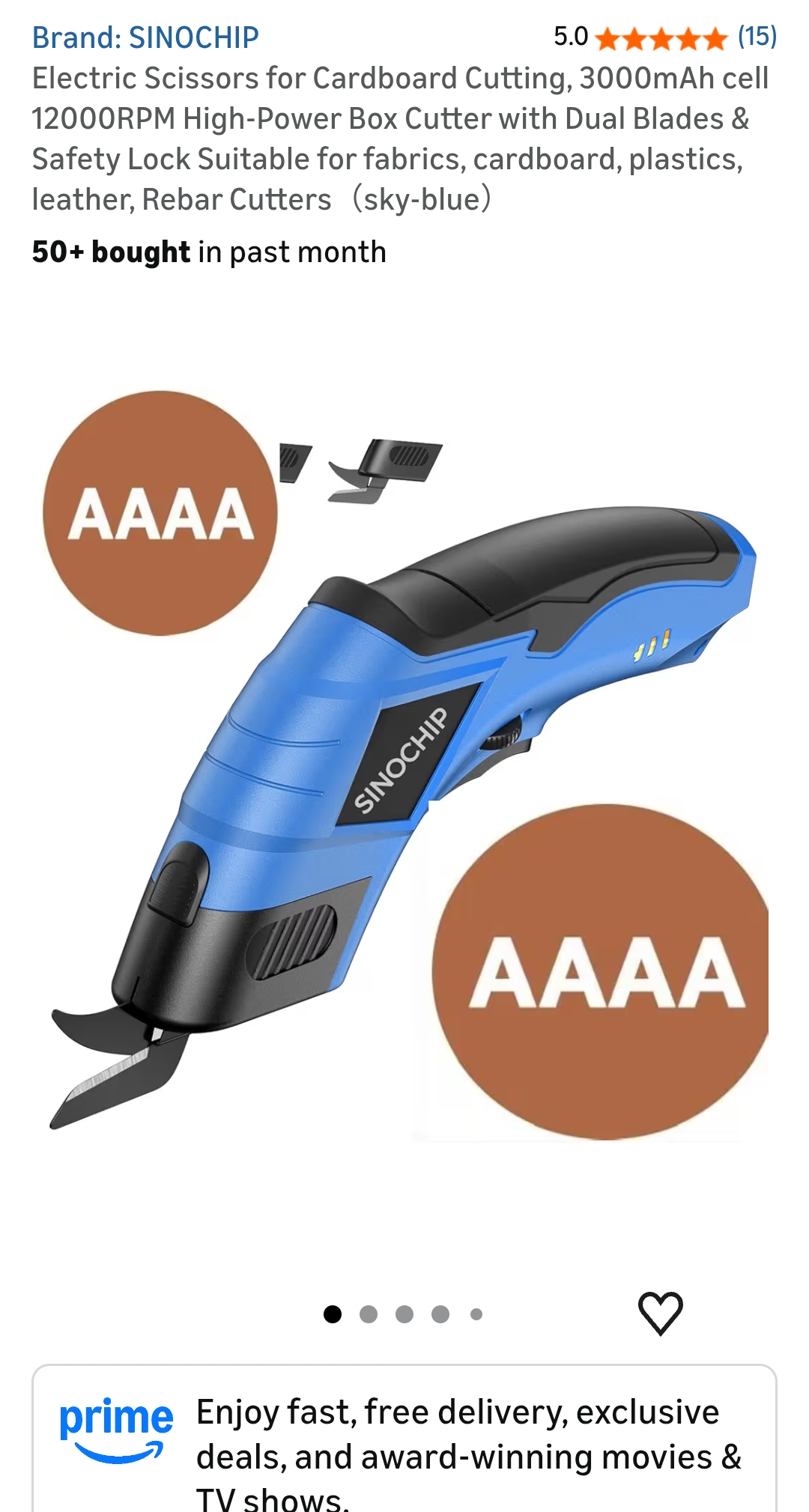 Electric Scissors for Cardboard Cutting