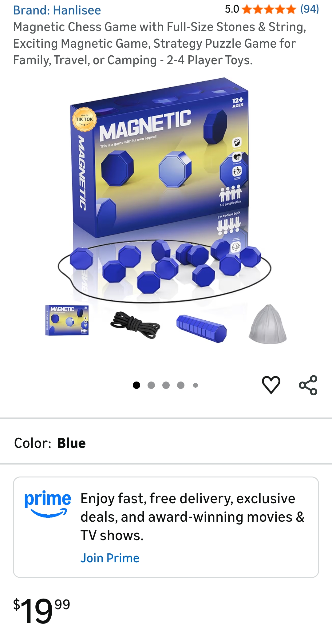 Magnetic Chess Game