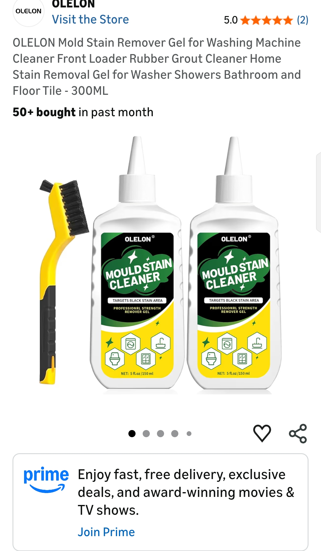 mold stain remover gel