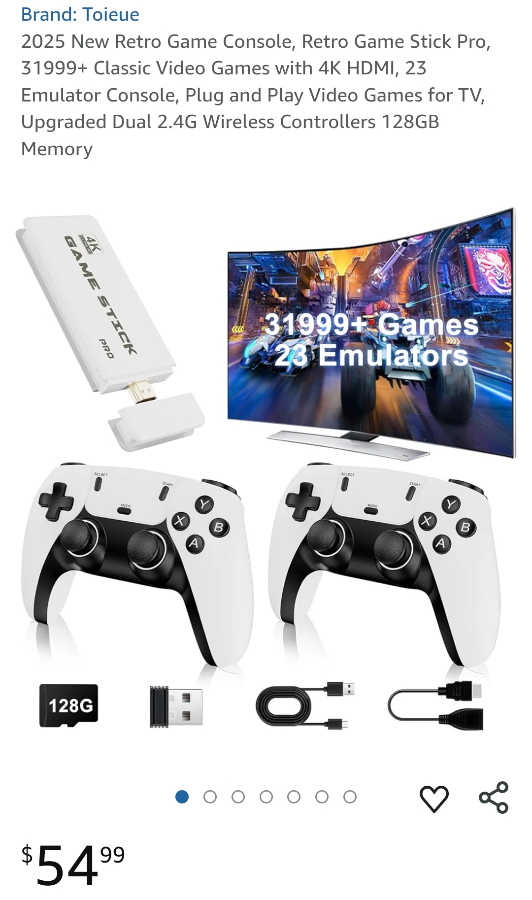 New Retro Gaming Console Stick Pro